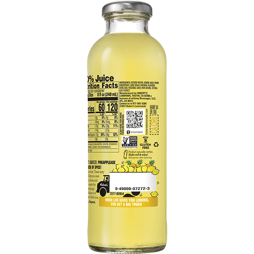 slide 3 of 3, Hubert's Pineapple Ginger Lemonade, 16 oz
