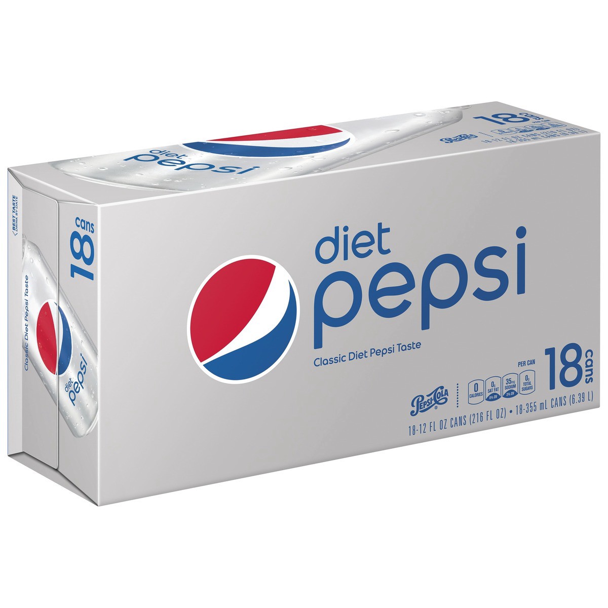 slide 6 of 6, Pepsi Soda, 18 ct; 12 fl oz