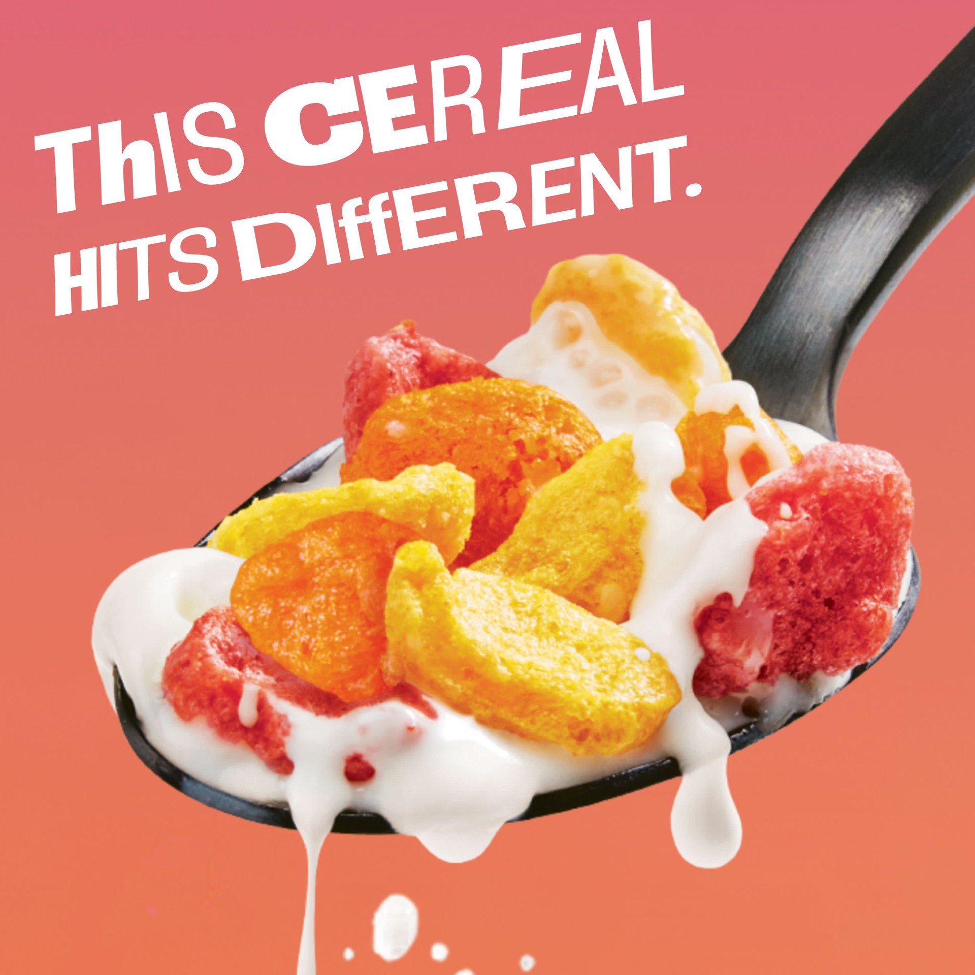 slide 2 of 5, Eat Your Mouth Off Breakfast Cereal, Plant Based Cereal, Protein Snack, Fruity, 7.4oz Box, 1 Box, 7.4 oz