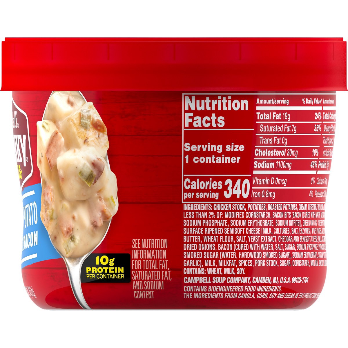 slide 18 of 21, Campbell's Loaded Potato Seasoned with Bacon Soup, 15.250 oz