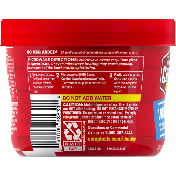 slide 2 of 21, Campbell's Loaded Potato Seasoned with Bacon Soup, 15.250 oz