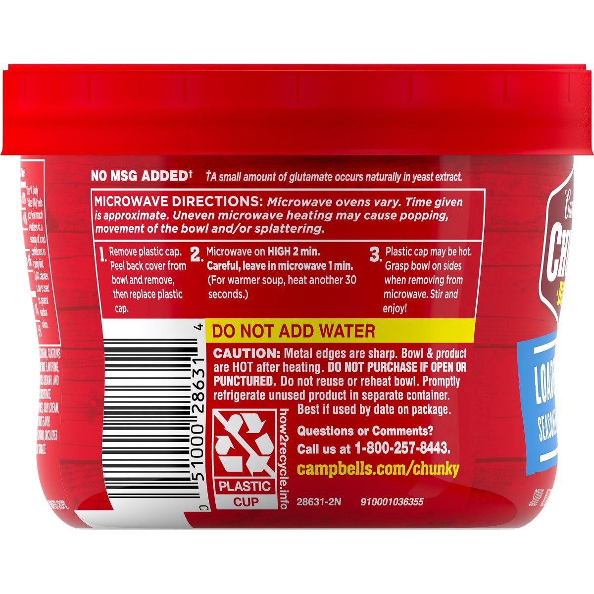 slide 11 of 21, Campbell's Loaded Potato Seasoned with Bacon Soup, 15.250 oz