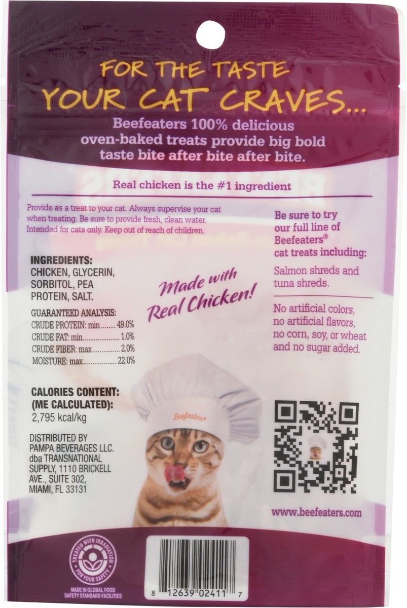 slide 5 of 9, Beefeaters Oven-Baked Chicken Fillet Shreds Cat Treats 1.41 oz, 1.41 oz