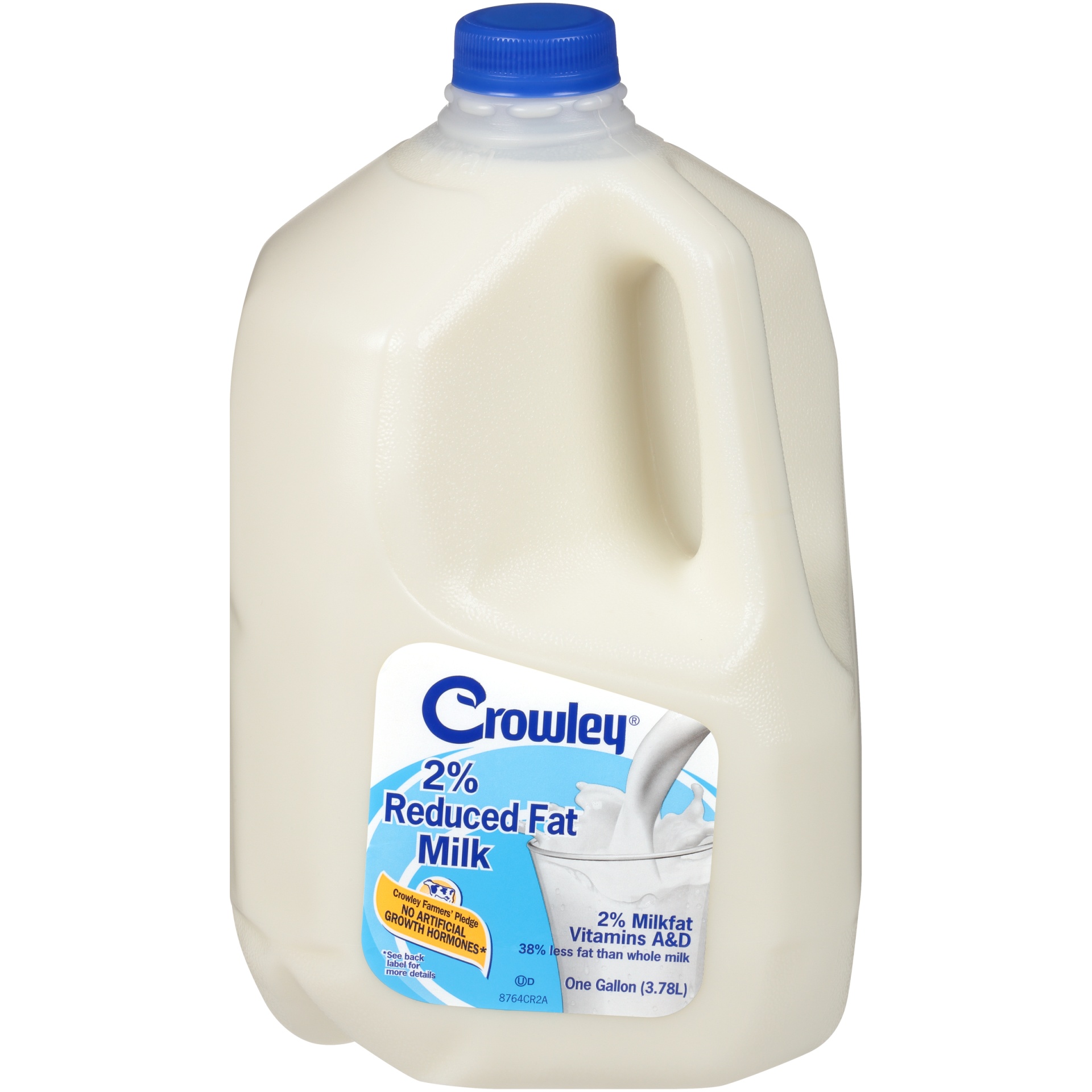 slide 1 of 7, Crowley 2% Reduced Fat Milk, Gallon, 1/2 gal