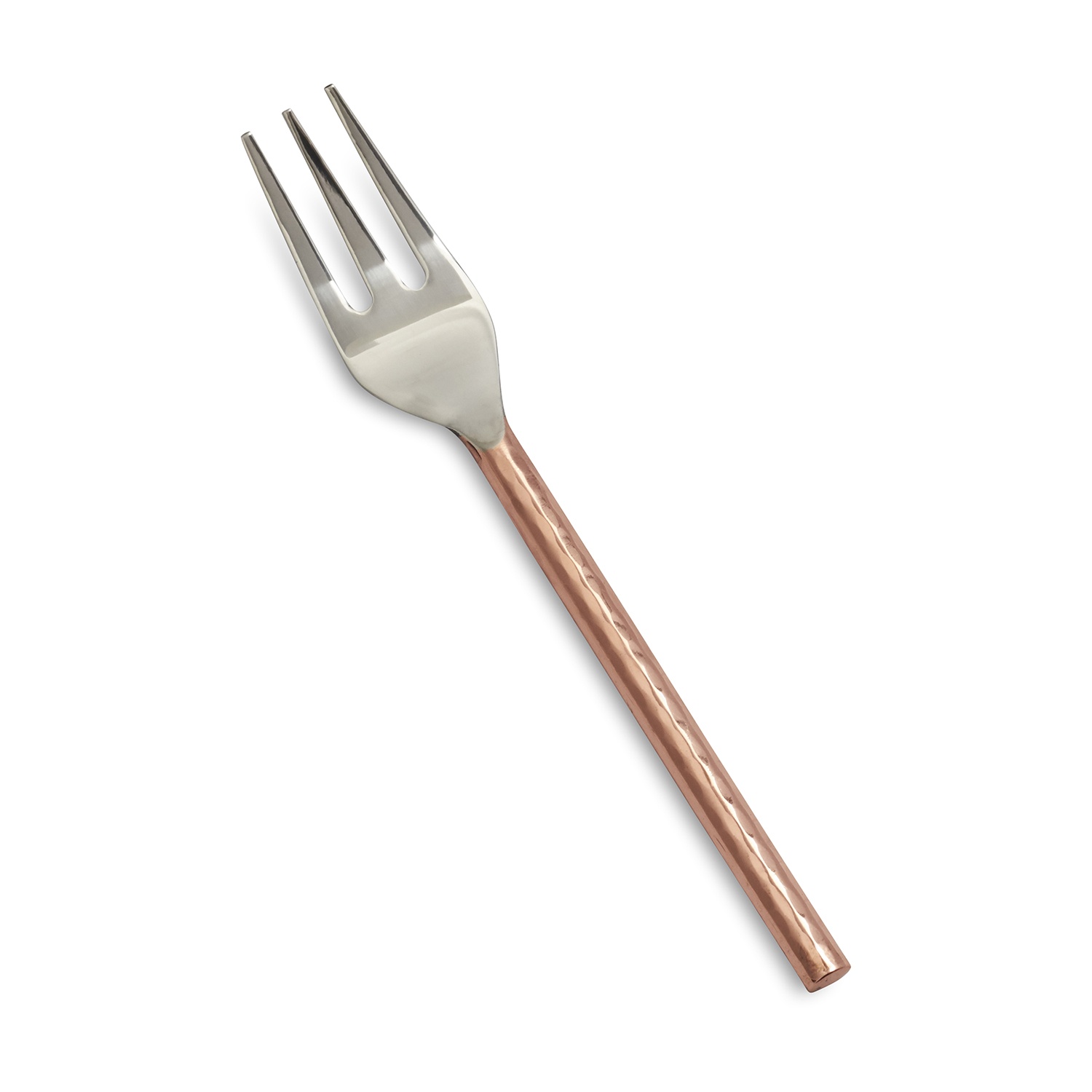 slide 1 of 1, Sur La Table Hammered Copper Appetizer Fork, 1 ct