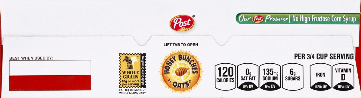 slide 2 of 6, Honey Bunches of Oats Cereal 27 oz, 27 oz