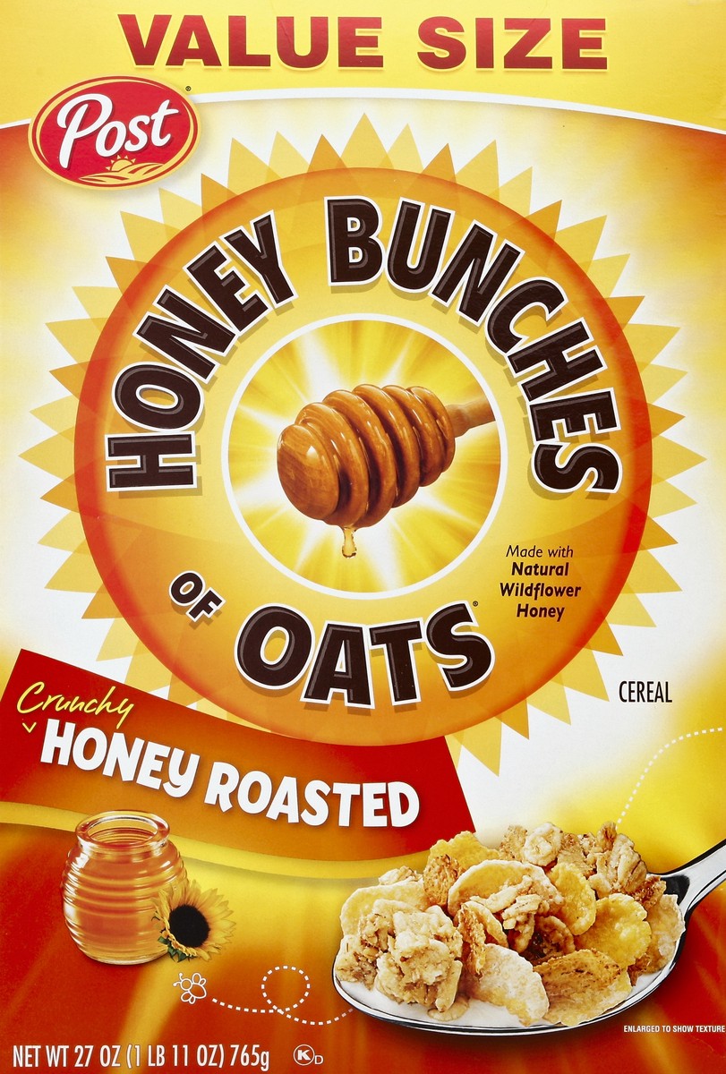 slide 5 of 6, Honey Bunches of Oats Cereal 27 oz, 27 oz