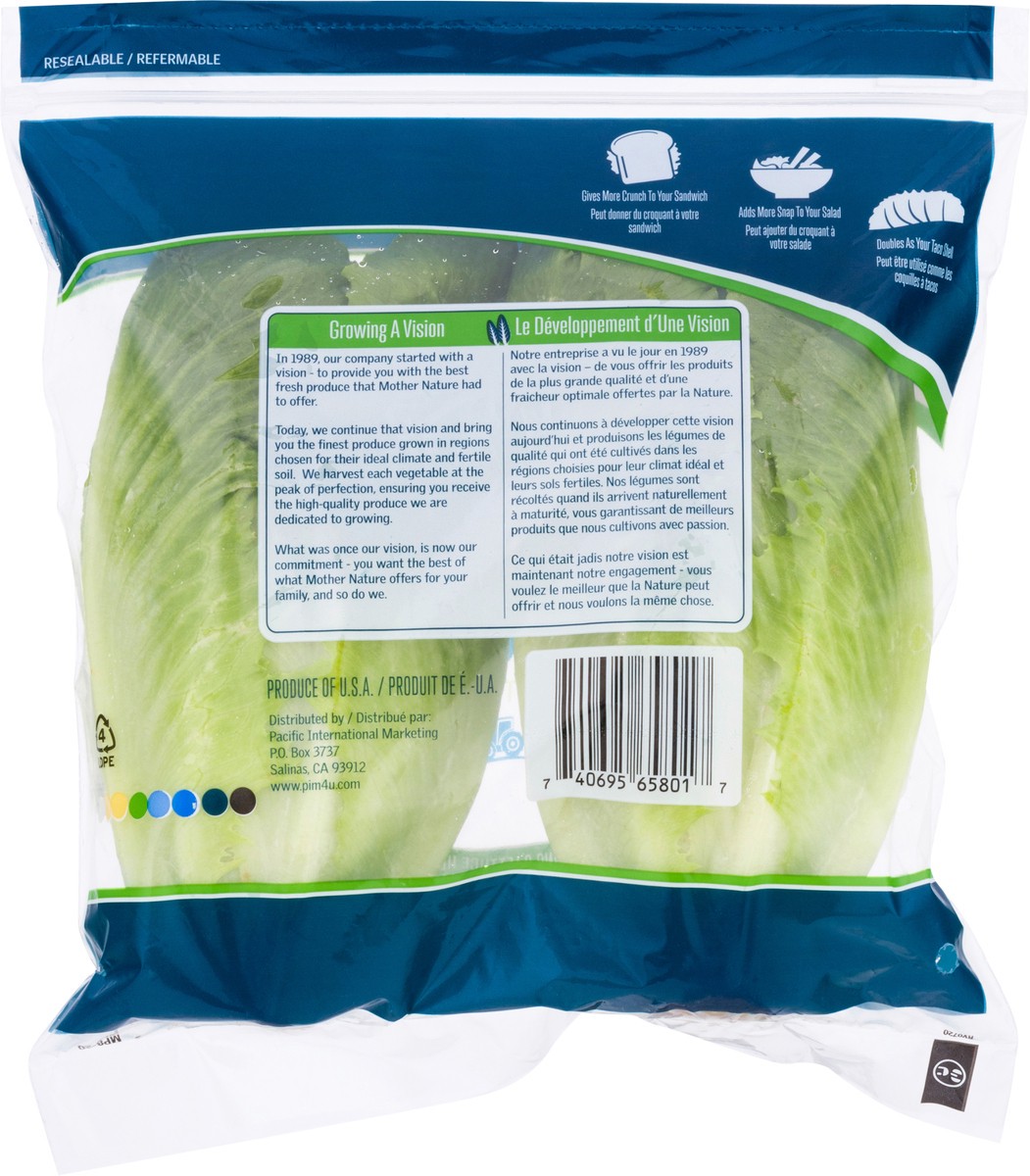 slide 5 of 11, Pacific Petite Romaine Lettuce Heads 2 ea, 2 ct