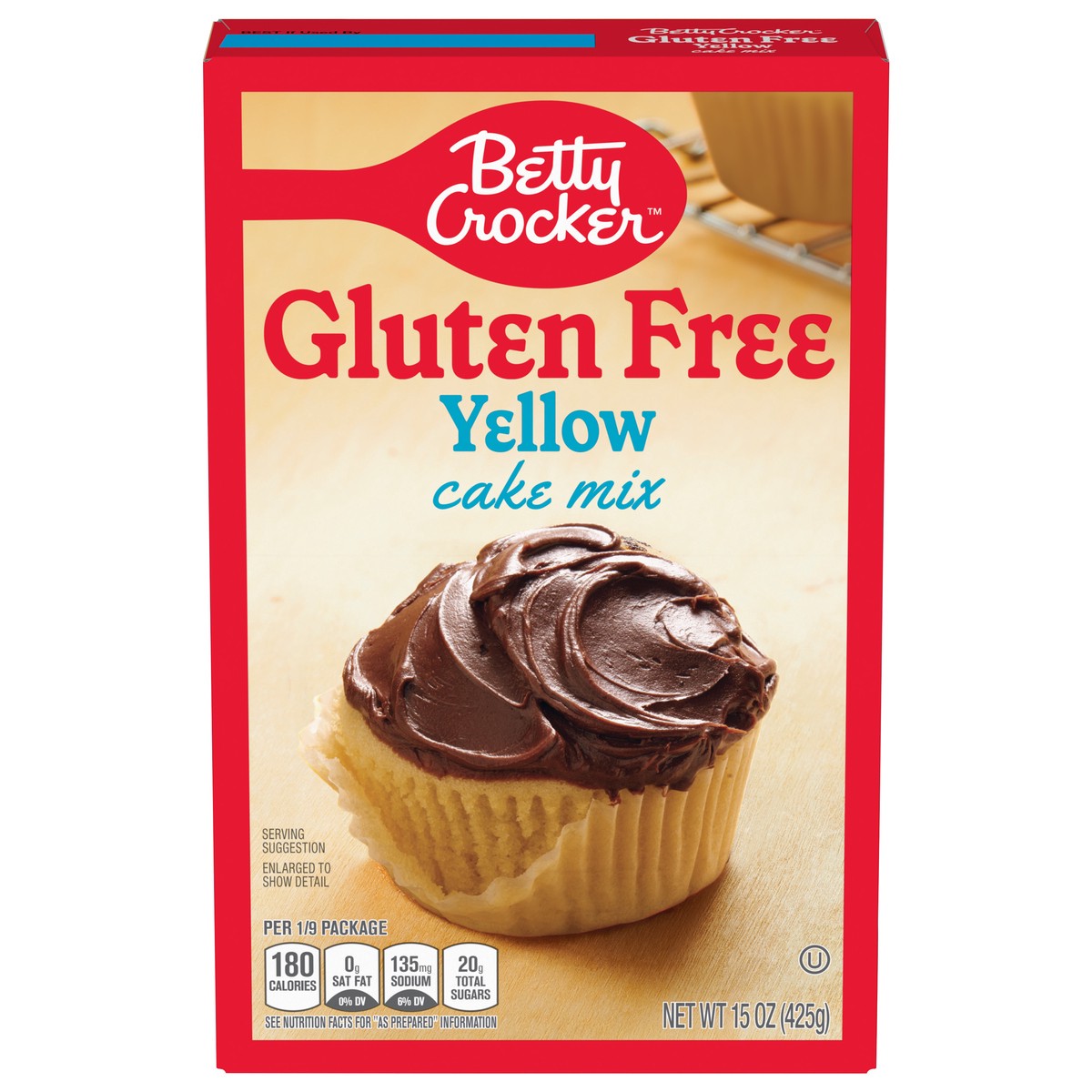 slide 1 of 8, Betty Crocker Gluten Free Yellow Cake Mix, 15 oz., 15 oz