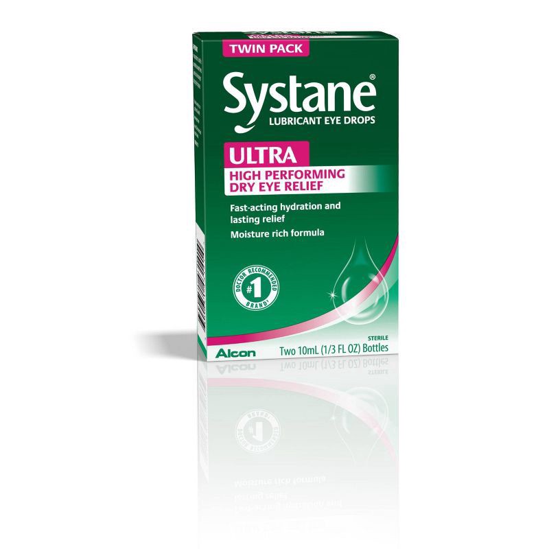 slide 2 of 2, Systane Ultra Lubricant Eye Drops - 2ct, 0.67 fl oz