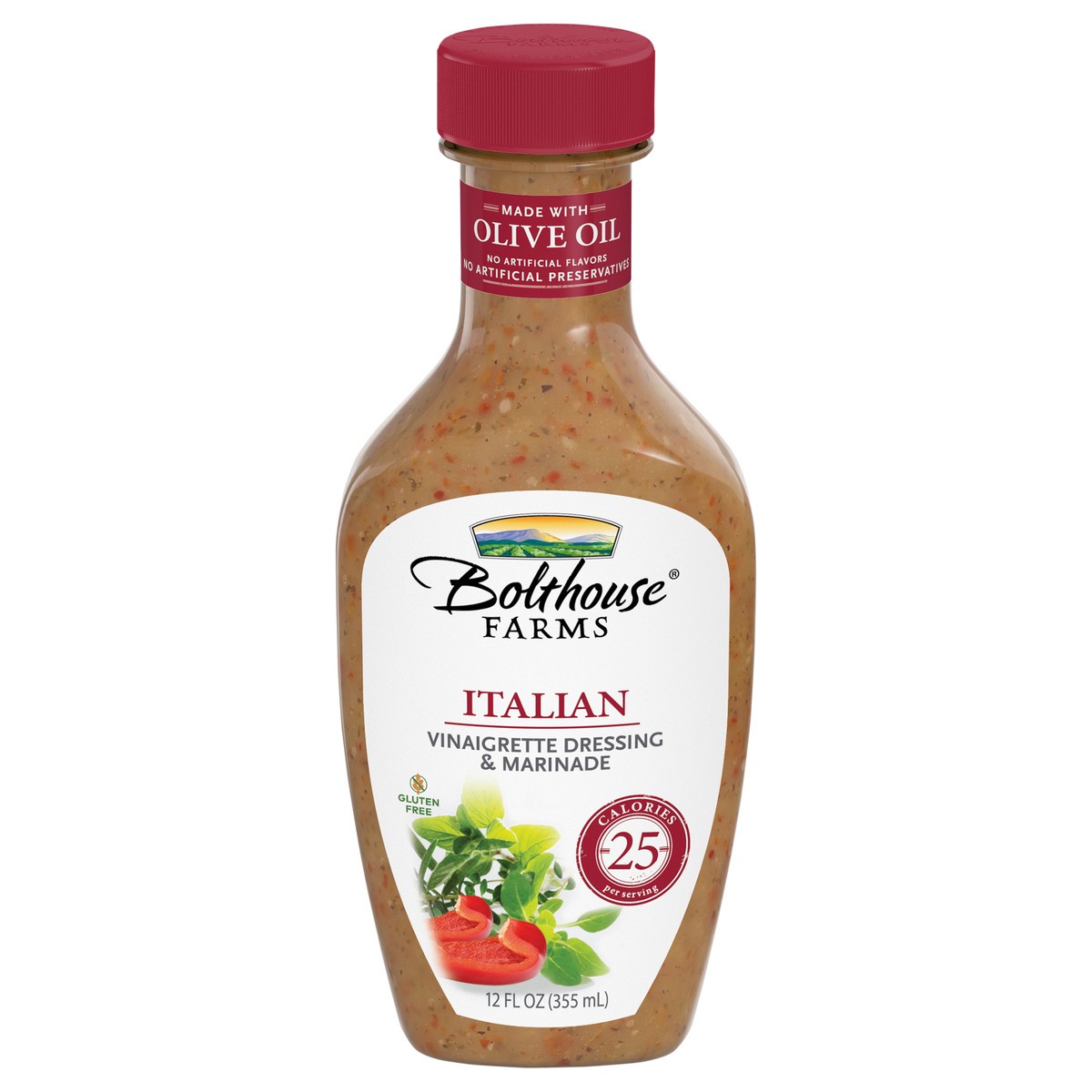slide 1 of 5, Bolthouse Farms Italian Italian Vinaigrette Dressing & Marinade 12 fl oz, 12 fl oz