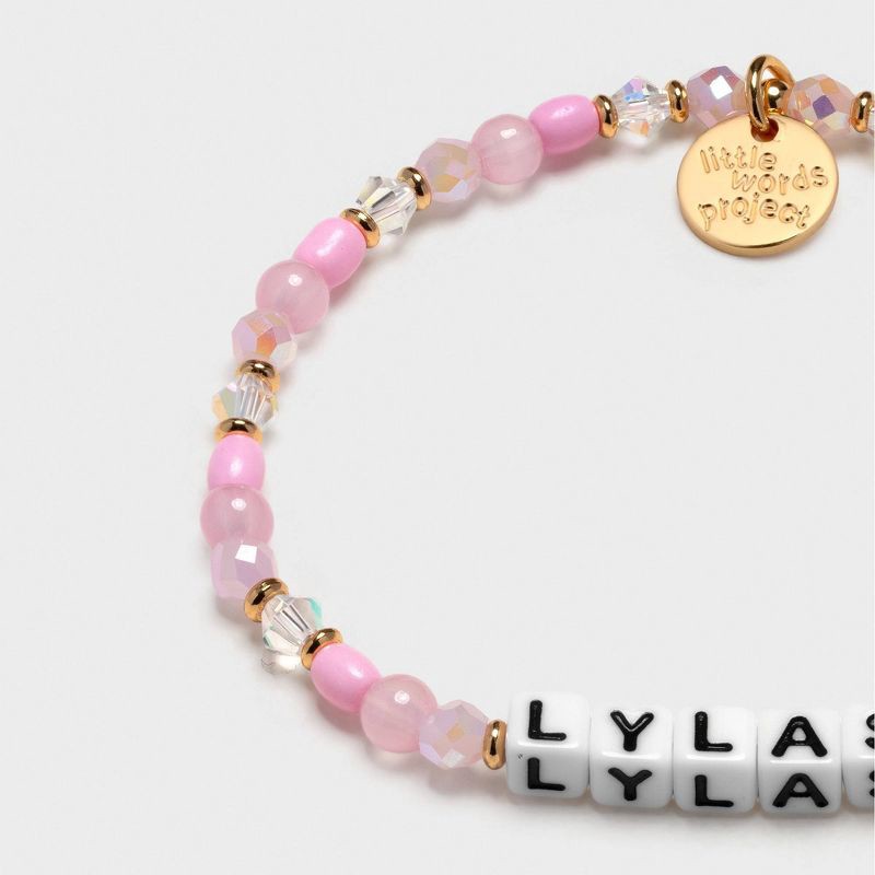 slide 2 of 3, Little Words Project "LYLAS" Beaded Bracelet, 1 ct