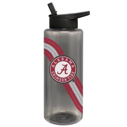 NCAA Alabama Crimson Tide Retro Wave Smoke Acrylic Bottle - 34oz