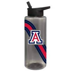 NCAA Arizona Wildcats Retro Wave Smoke Acrylic Bottle - 34oz