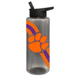 NCAA Clemson Tigers Retro Wave Smoke Acrylic Bottle - 34oz