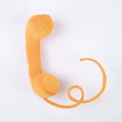 Hooray House Cat Retro Phone Kick Toy