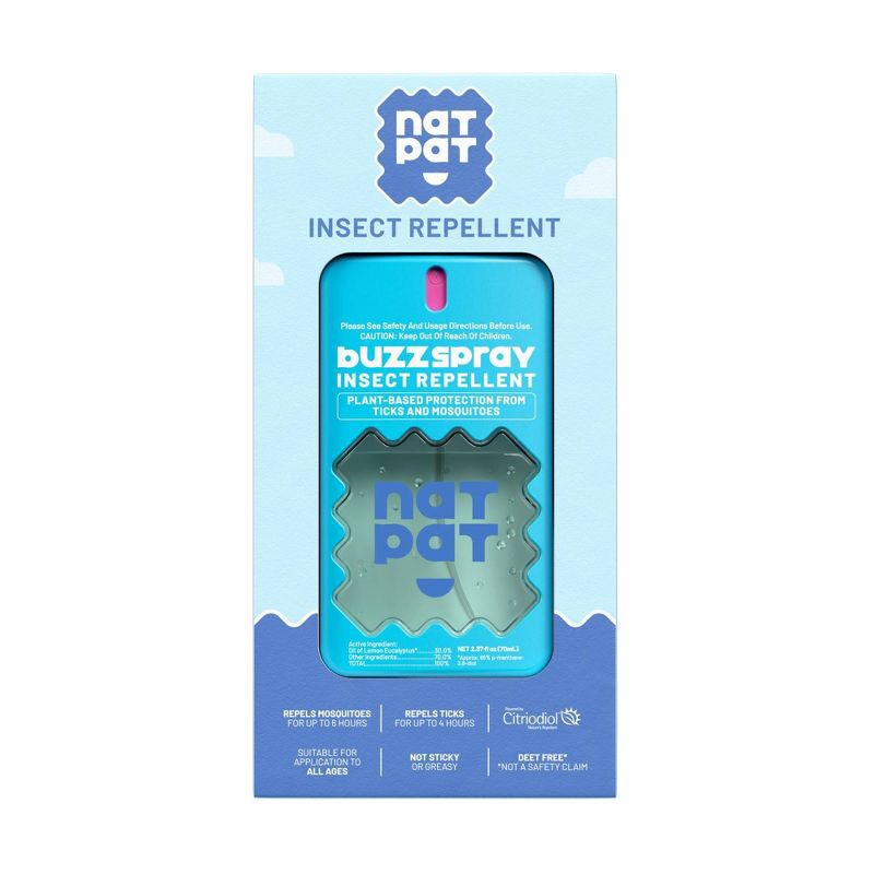 slide 1 of 13, NATPAT Baby Buzz Spray Mosquito and Tick Repellent - 2.37oz, 2.37 oz