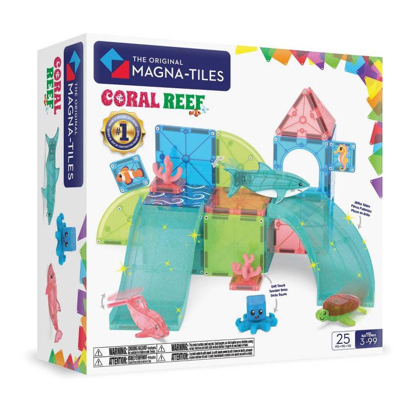 slide 1 of 8, MAGNA-TILES Coral Reef, 1 ct