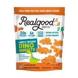 Real Good Lightly Breaded Dino Nuggets - 20oz