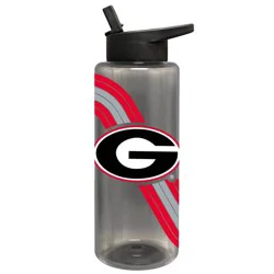 NCAA Georgia Bulldogs Retro Wave Smoke Acrylic Bottle - 34oz