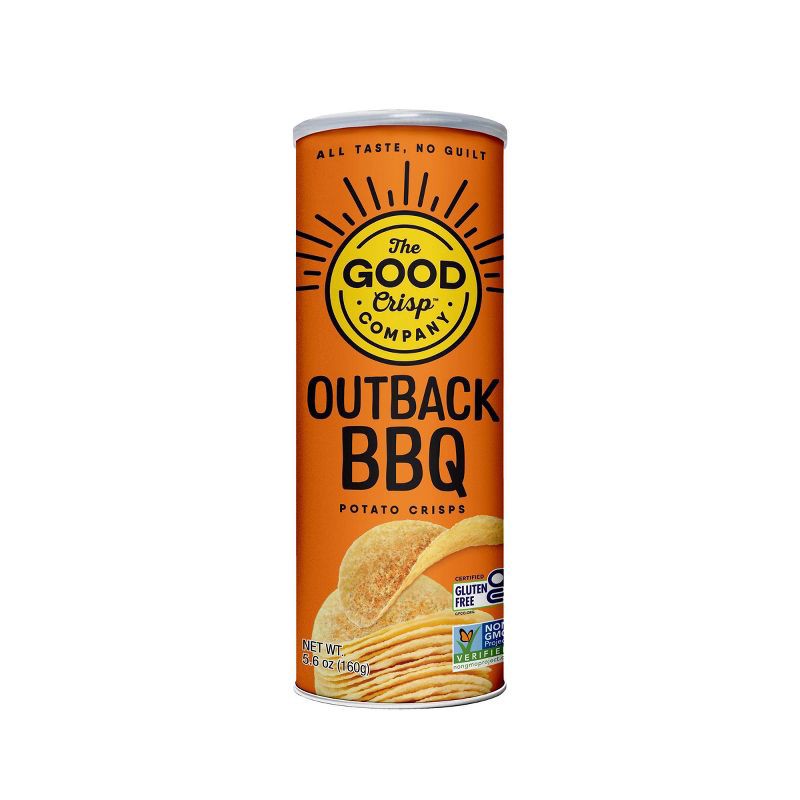 slide 1 of 4, The Good Crisp Outback BBQ Chips Canisters - 5.6 oz, 5.6 oz
