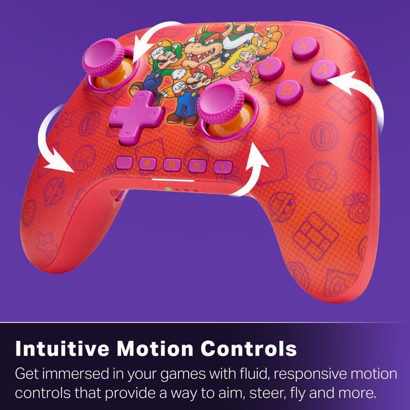 slide 5 of 10, PowerA Nintendo Switch 2 Advantage Wireless Controller - Mario & Friends, 1 ct