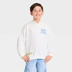 Grayson Threads Kids Boys' Surf Club Graphic Hoodie - White XS