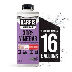 HARRIS 30% Vinegar All-Purpose Cleaners - Lavender - 32 fl oz: Liquid Plastic Bottle, Multi-Surface Application