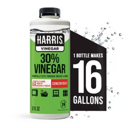 HARRIS 30% Vinegar All-Purpose Cleaners - Unscented - 32 fl oz: Liquid, Multi-Surface, Plastic Bottle