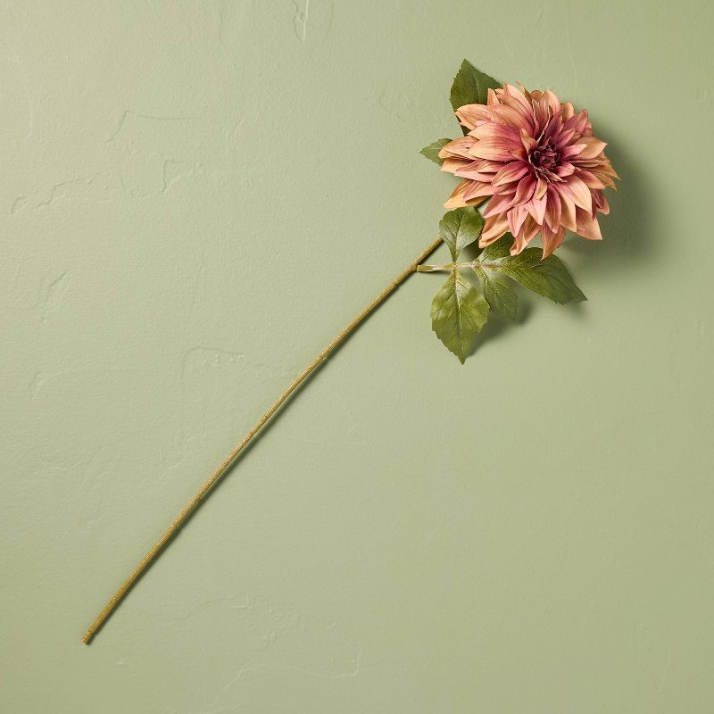 slide 1 of 3, Hearth & Hand with Magnolia 26" Red Dahlia Stem - Hearth & Hand™ with Magnolia, 1 ct