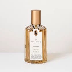 Hearth & Hand with Magnolia Ribbed Colored Glass Salted Honey Room Spray 4.05 fl oz - Hearth & Hand™ with Magnolia