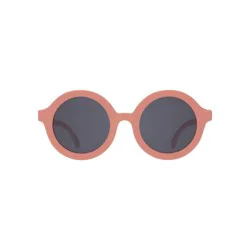 Little Suns by Babiators Rubber Round Sunglasses - Red