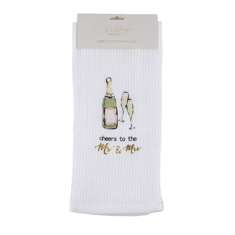 slide 1 of 4, Cook With Color 2pk Dish Towels Cheers, 2 ct