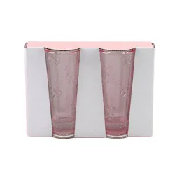 Cook With Color 2pk 2 fl oz Icon Shot Glasses Pink Bows