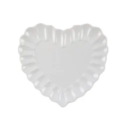 Cook With Color Ceramic Figural Heart Dish