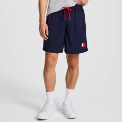 Champion Men's 7" Mesh Shorts - Navy Blue XS