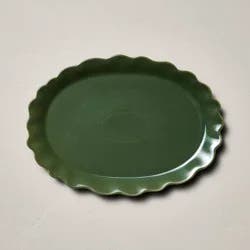 Hearth & Hand with Magnolia Large Ceramic Serve Plate Green - Hearth & Hand™ with Magnolia