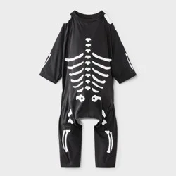 Skeleton Dog Pet Full Body Costume - Boots & Barkley™ M