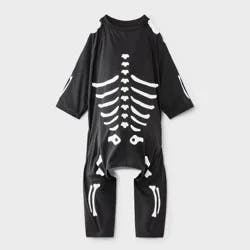Skeleton Dog Pet Full Body Costume - Boots & Barkley™ M