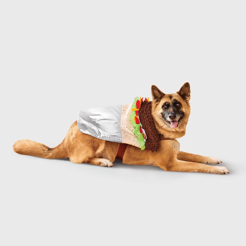 slide 1 of 3, Burrito Dog Full Body Costume - Boots & Barkley™ L, 1 ct