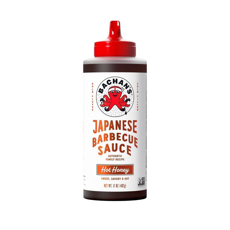 slide 1 of 7, Bachan's Hot Honey Japanese BBQ Sauce - 17oz, 17 oz