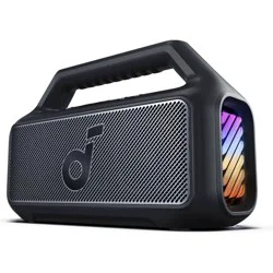 Anker Soundcore Boom 2 Portable Waterproof Bluetooth Speaker with Built-In Power Bank - Black
