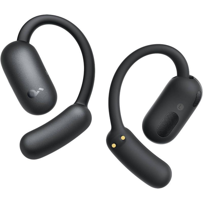 slide 1 of 8, Anker Soundcore AeroFit 2 Open-Ear Hi-Res Bluetooth Wireless Earbuds with Adjustable Ear Hooks for All-Day Comfort- Black, 1 ct