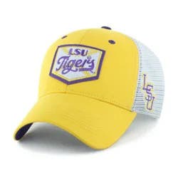 NCAA LSU Tigers Black and Team Colors Corded Brim Baseball Hat