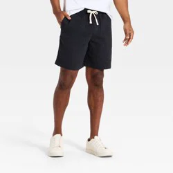 Men's 7" Vintage Waffle Pull-On Shorts - Goodfellow & Co™ Charcoal S