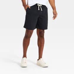 Men's 7" Vintage Waffle Pull-On Shorts - Goodfellow & Co™ Charcoal S