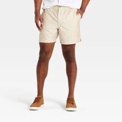 Men's 6" Deck Shorts - Goodfellow & Co™ Cream L