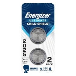 Energizer Ultimate Child Shield 2pk Lithium CR2025 Battery