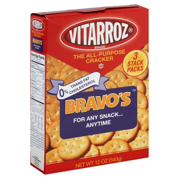 slide 1 of 1, Vitarroz Bravos Crackers, 7.4 oz