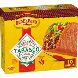 Old El Paso Gluten Free Tabasco Flavored Taco Shells - 5.4oz/10ct